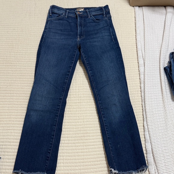 MOTHER Blue Straight Leg Jeans Classic Fit - Picture 1 of 1